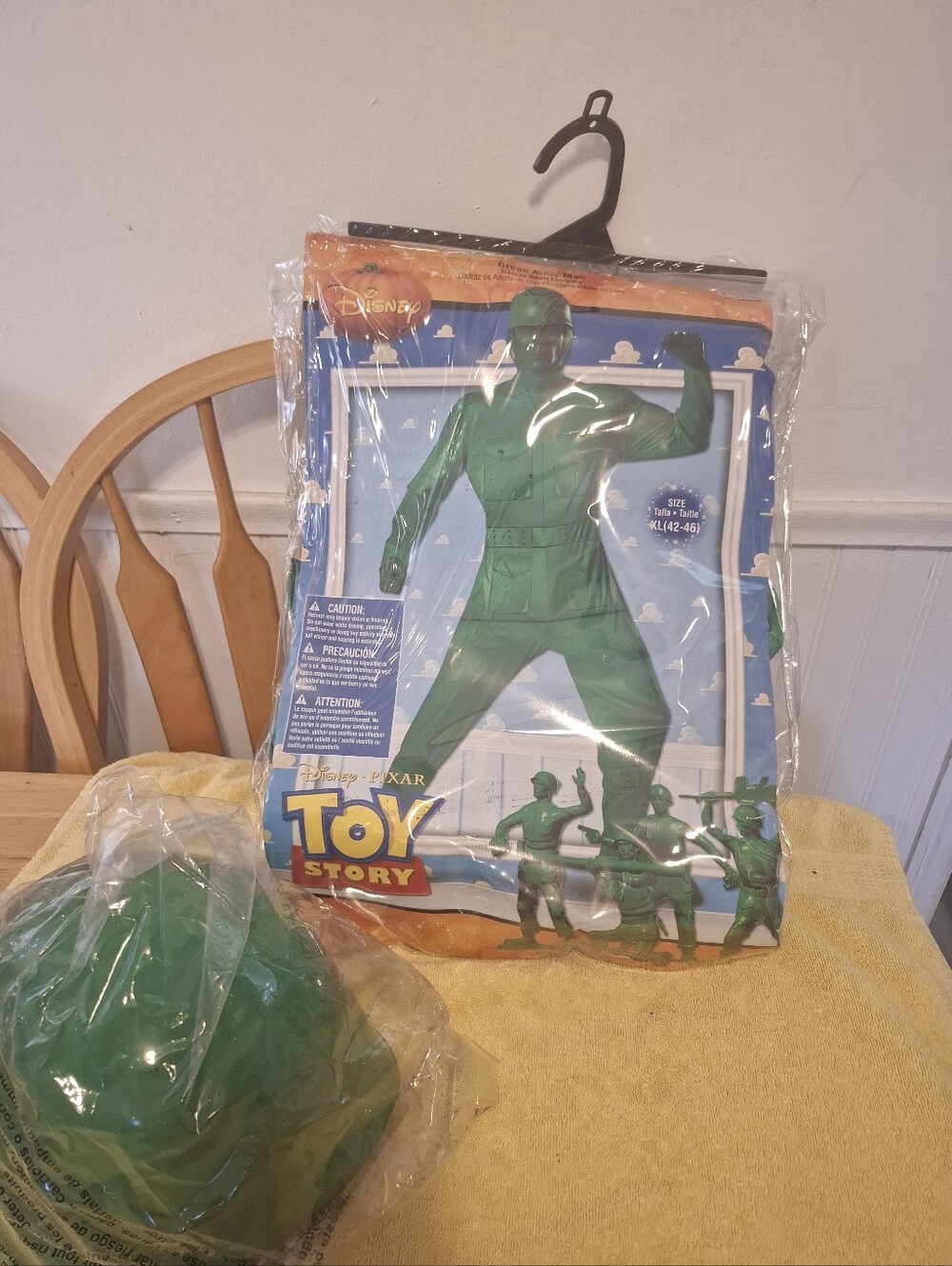 Toy Story Green Army Man Adult XL New